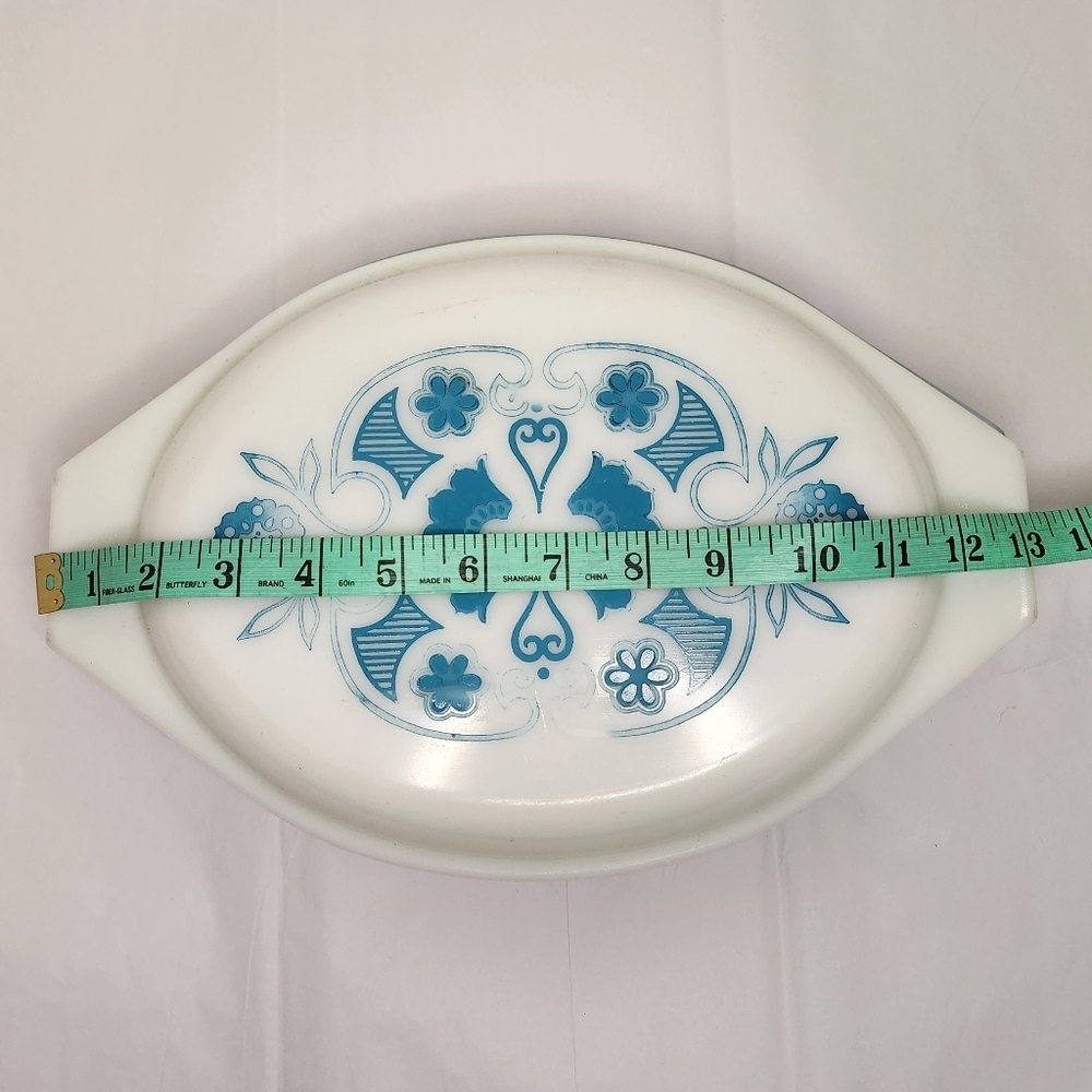 Vintage Horizon Blue Pyrex Dish - Picture 9 of 14